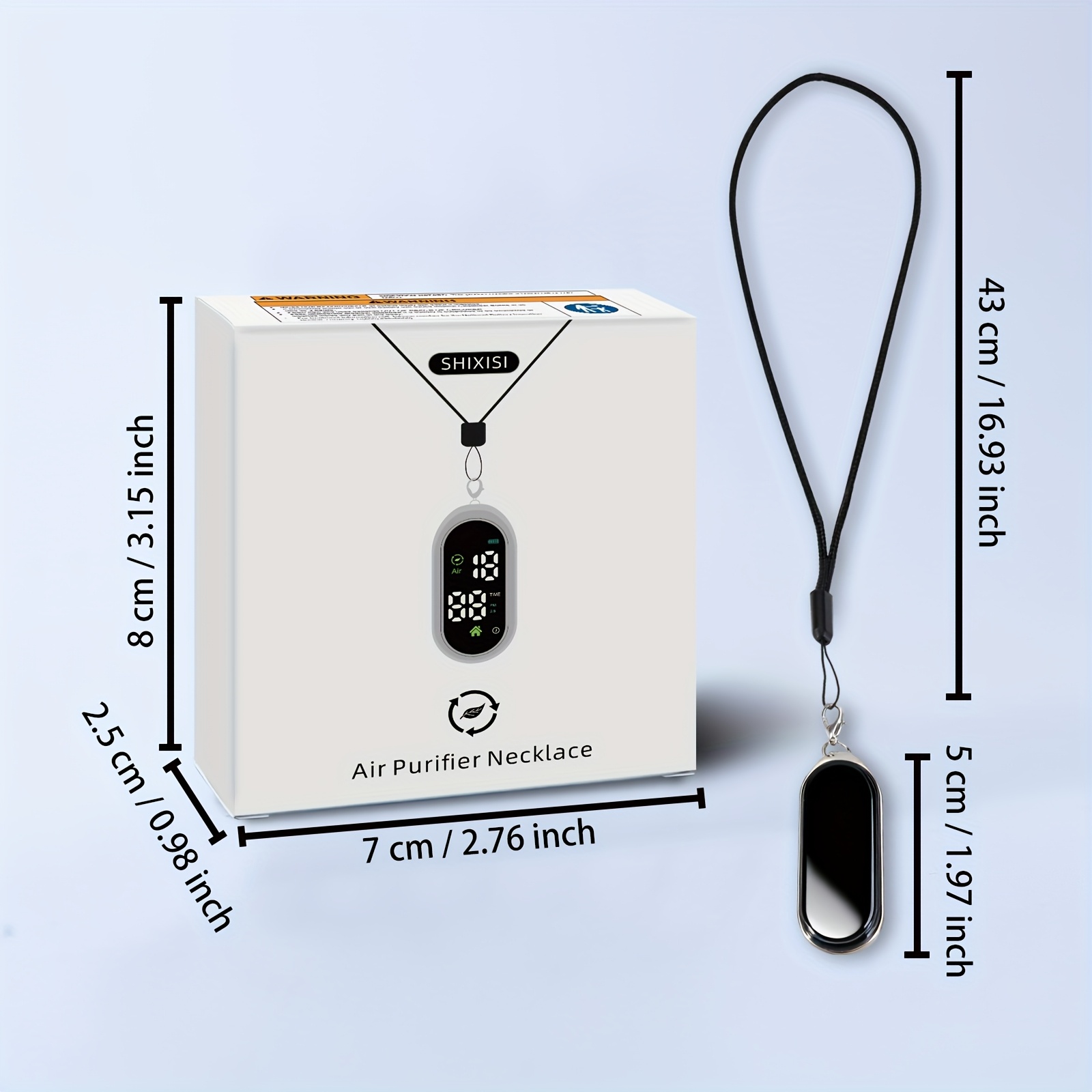 mens   necklace with   design operates   without   features a built in professional air purification system for   surrounding air cleaning womens high quality   necklace Product details 0