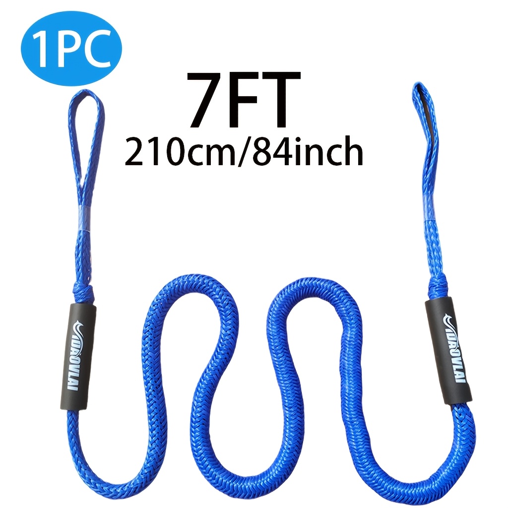 IDAOVLAI Bungee Dock Rope with Shock-Absorbing Elastic Cord
