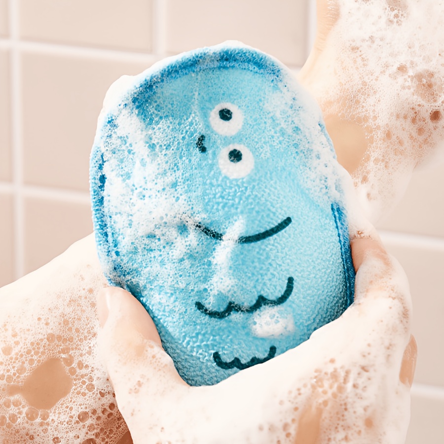 Exfoliating Bath Loofah with Cartoon Pattern for Deep Cleansing
