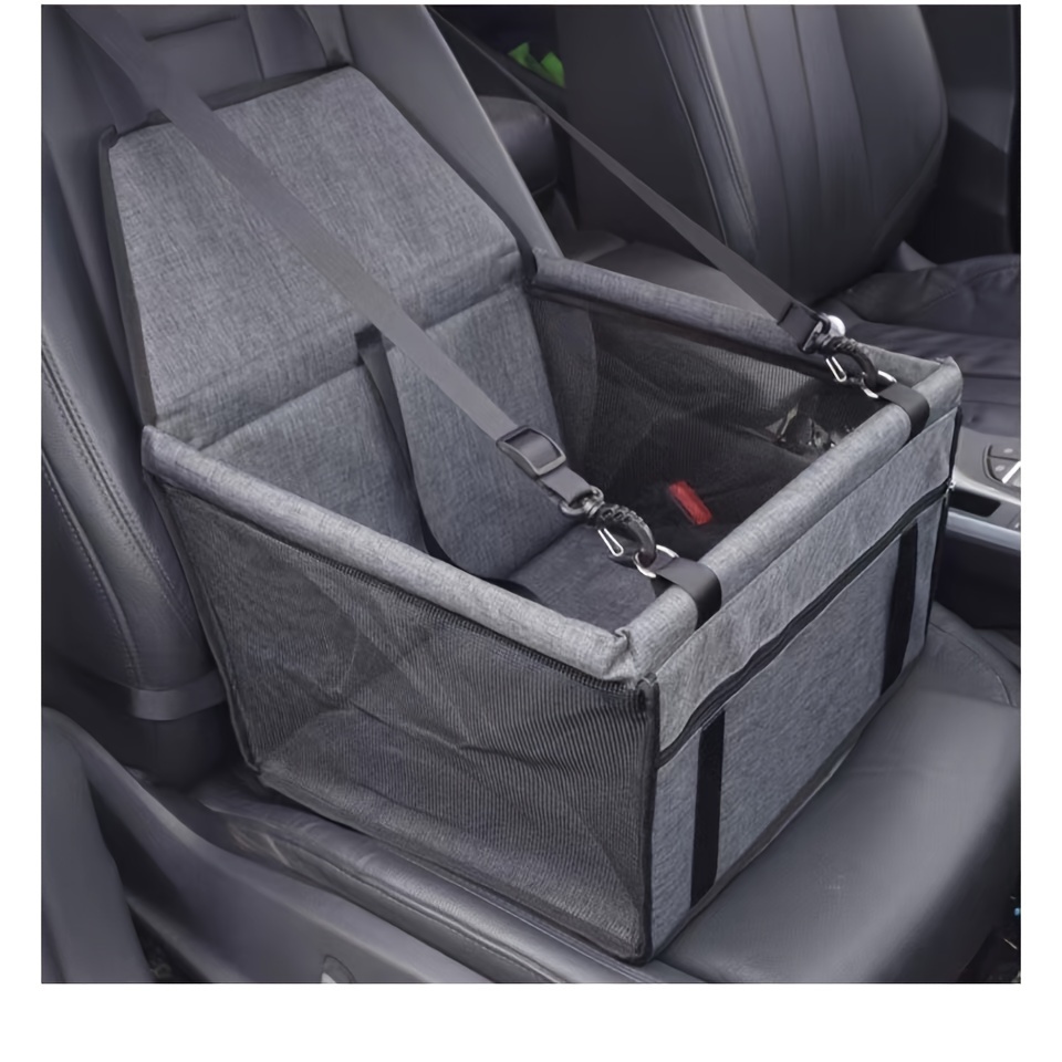 TEMU Pet Car Seat Breathable Mesh Anti-dirt And Anti-bite Car Pad Pet Supplies, 1 Random Color