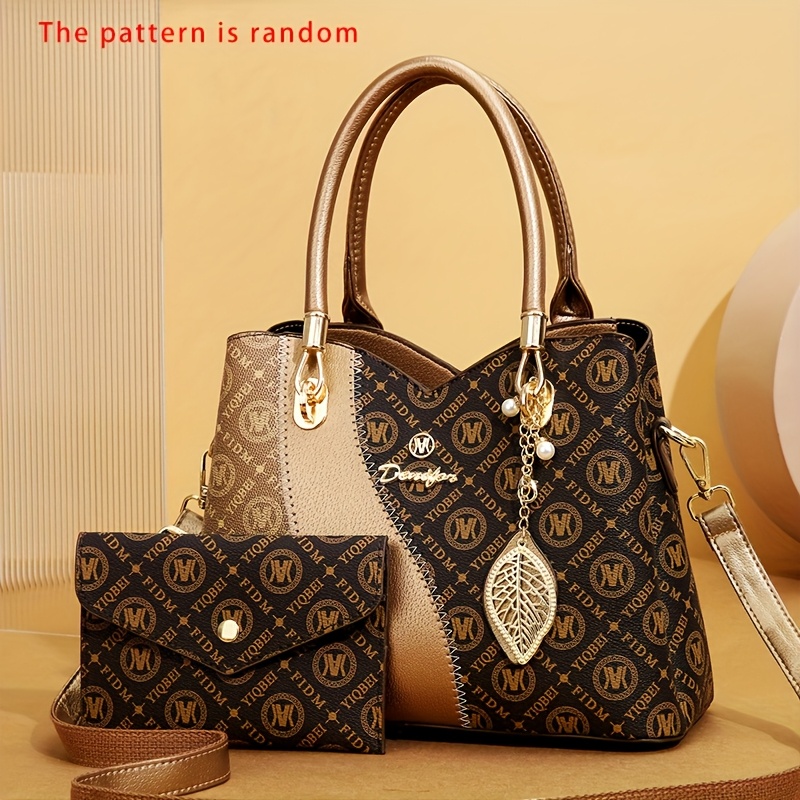 Image of Premium Commuter Bag Mommy Shoulder Tote Handbag New Fashionable Large Gift-friendly Women's Purse