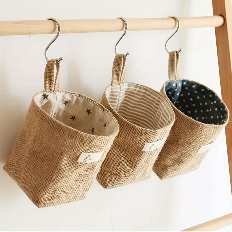 

Versatile Mini Storage Hanging Bag - Doors, Walls, Desktops & Bathroom Organization