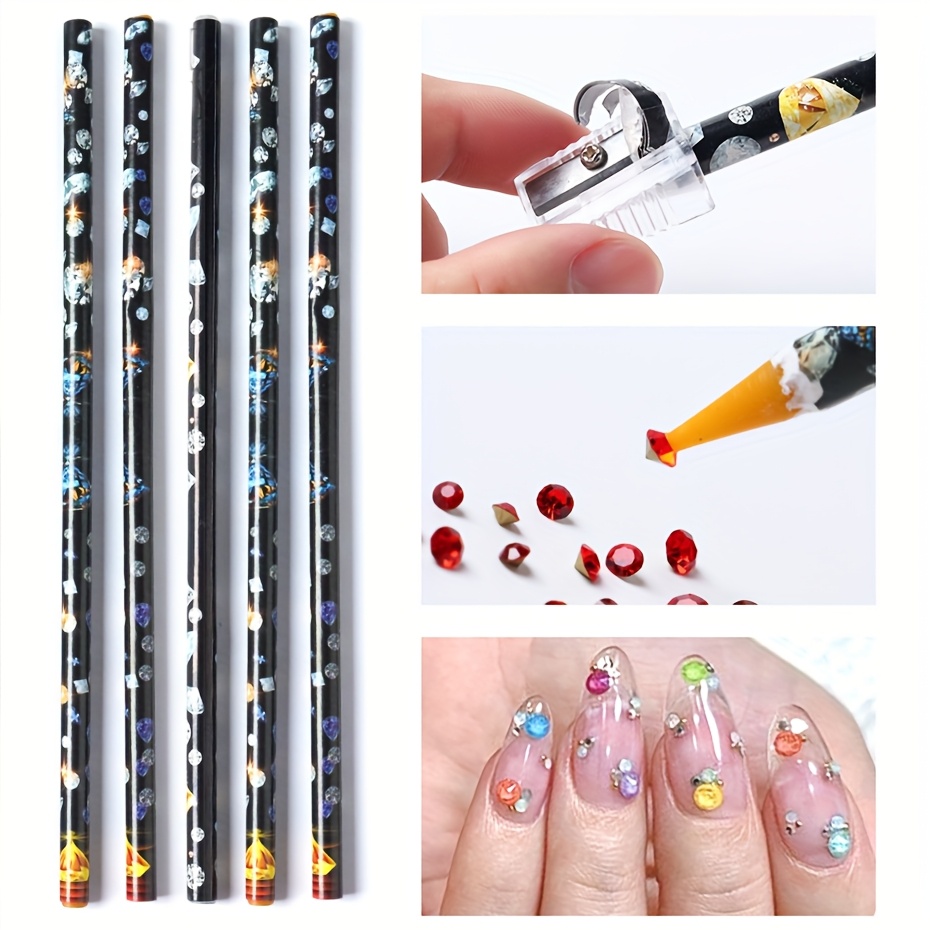 5pcs nail art picker pen dual ended Temu Canada