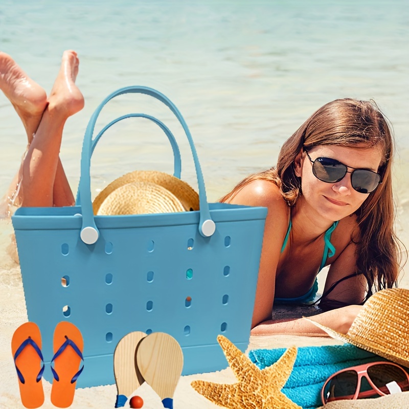 Portable Eva Beach Bag With Shoulder Strap Ideal For Outdoor - Temu