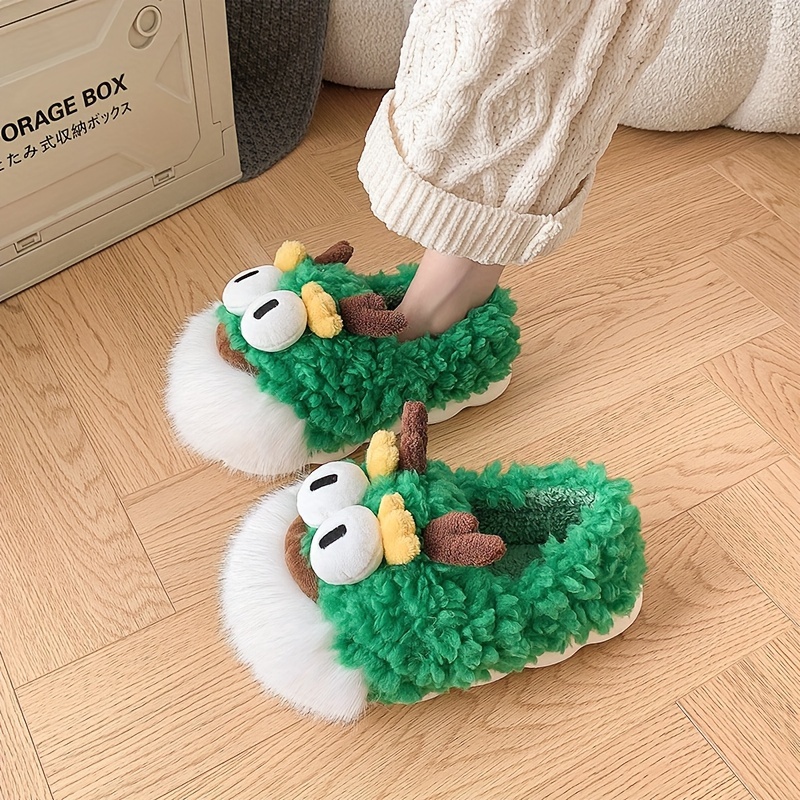 Kid Crazy Slippers Kids Green Monster Claw Slippers Blue And Green
