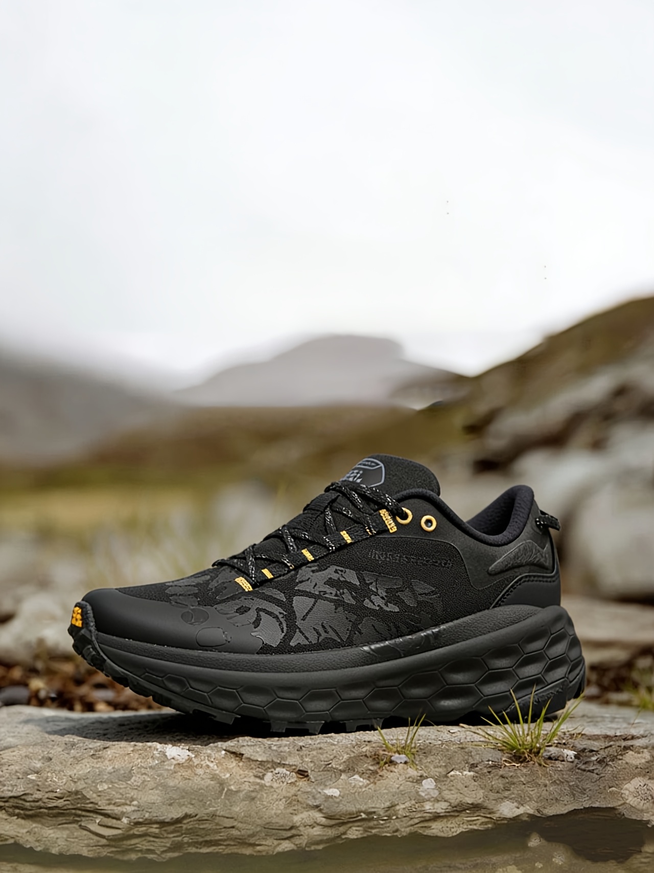 [Sneakers] Men'S Outdoor Shoes Men'S Shoes Lightweight Comfortable Shock Absorption Trail Running Shoes Anti Slip Casual Shoes Fashion Versatile Sports Running Shoes