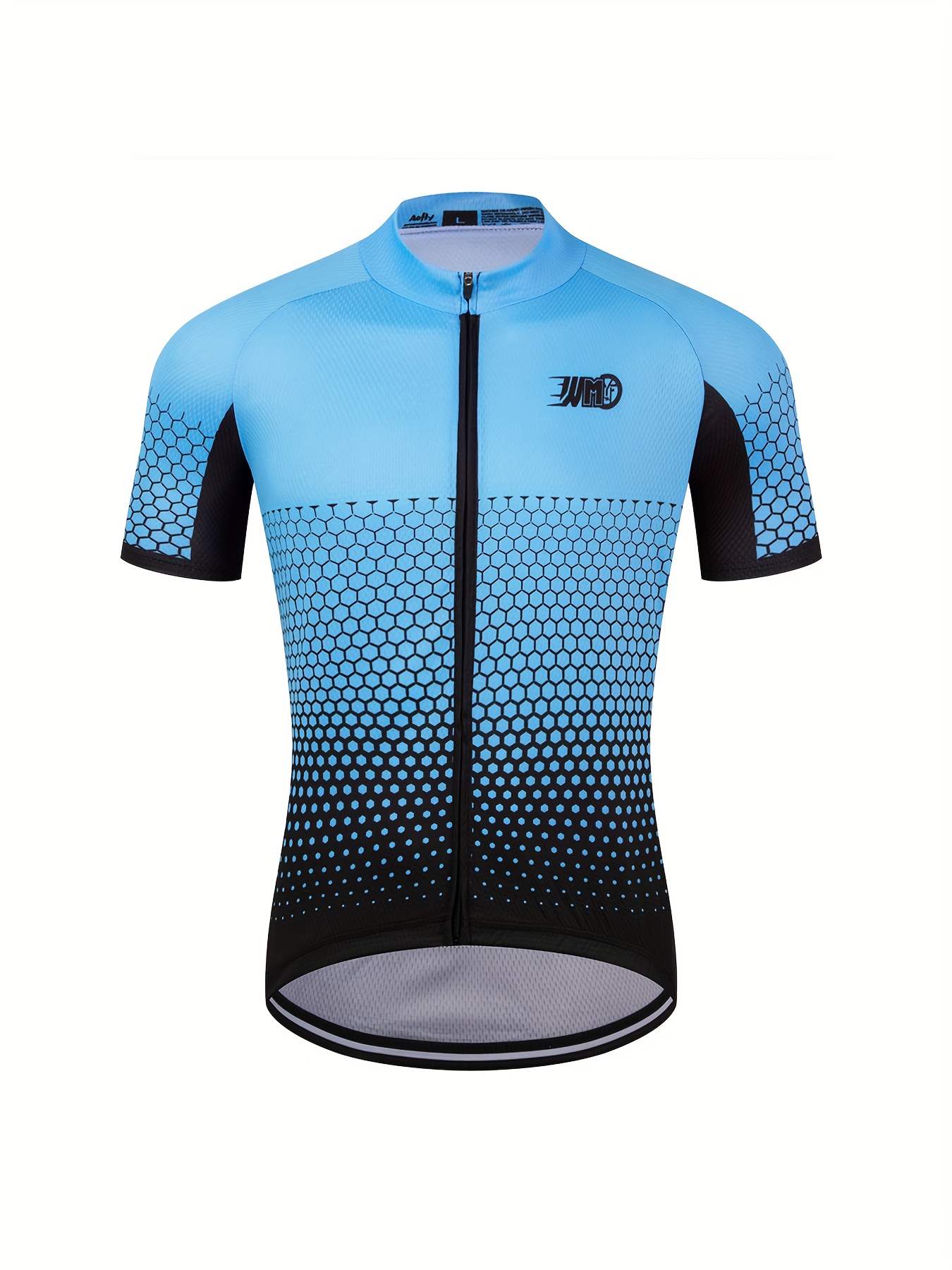 mens cycling jersey quick dry breathable moisture wicking zipper front shirt for biking riding sports with rear pocket active stretchy breathable moisture wicking zip up short sleeve mtb shirt