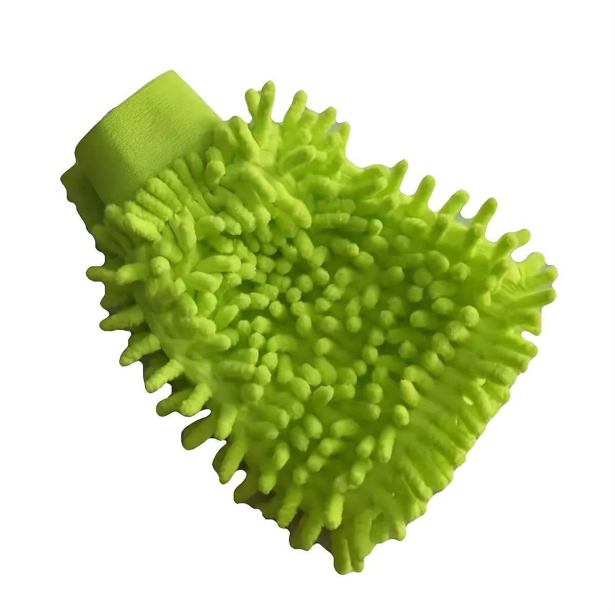 a pair of versatile chenille cleaning gloves that are absorbent and dust resistant featuring plush on   ideal for washing cars cleaning glass and household chores Product details 1