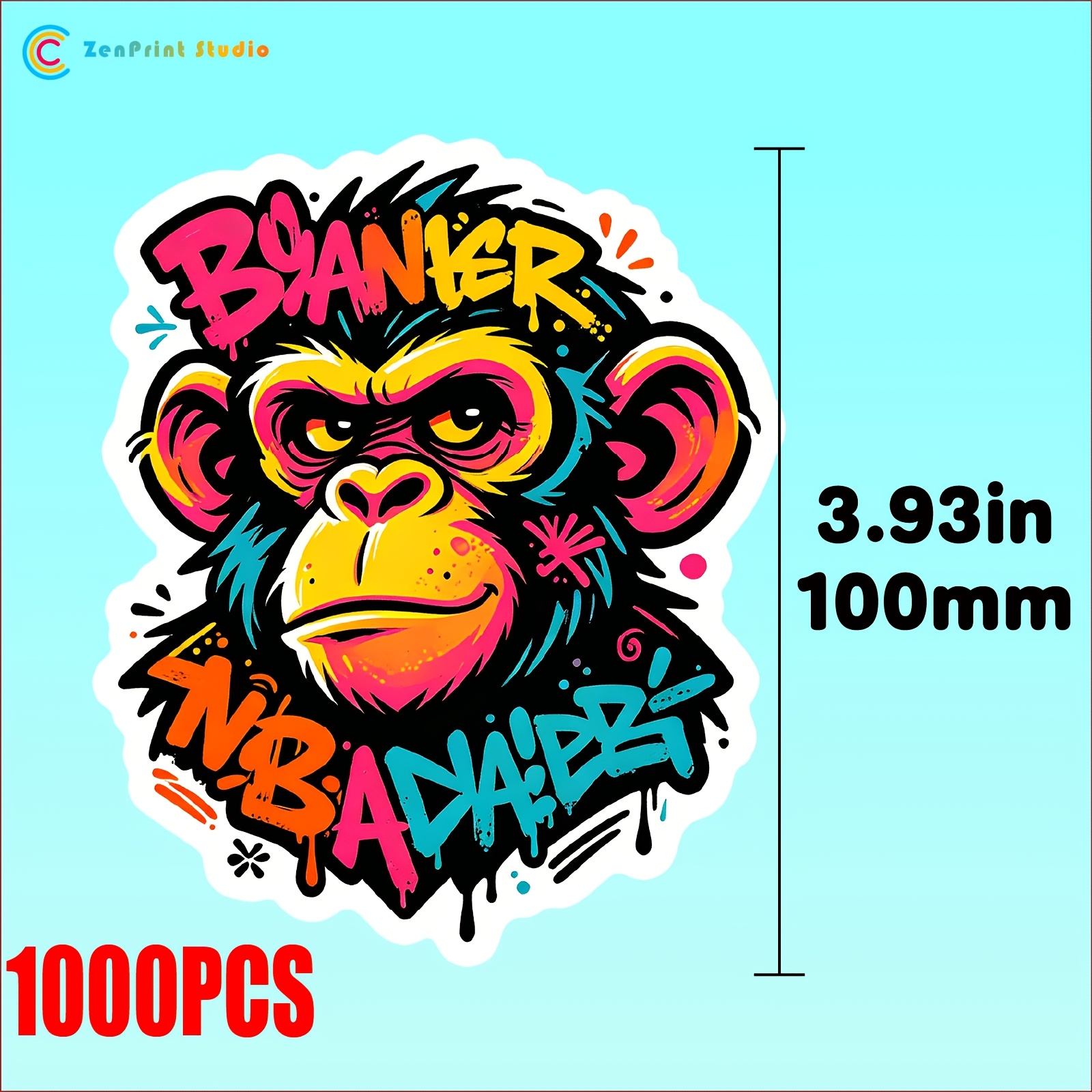 Custom Irregular Self-Adhesive Stickers, No Mold Fee