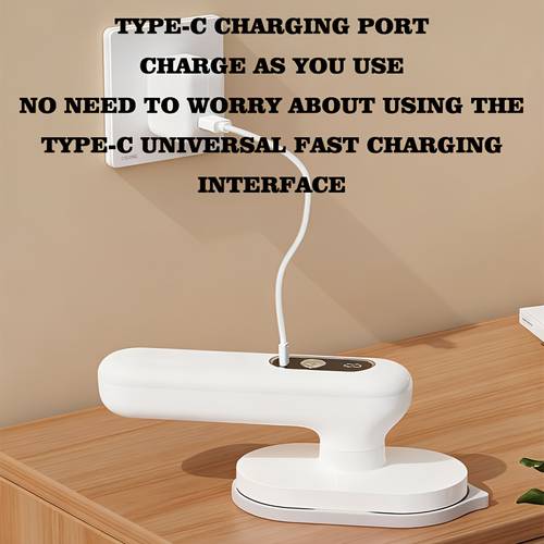 portable folding iron cordless handheld wrinkle remover for anywhere use