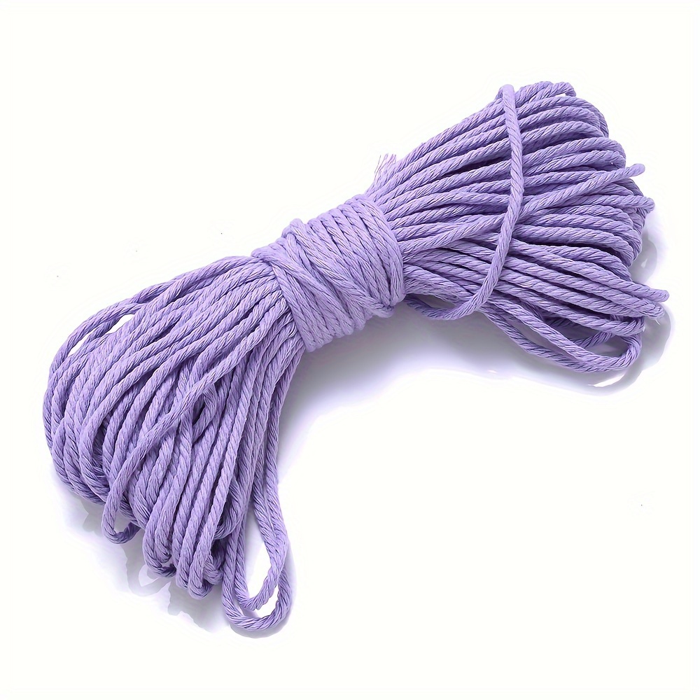 Wide Cotton Macrame Cord Rope Christmas Decor String Braided - Temu