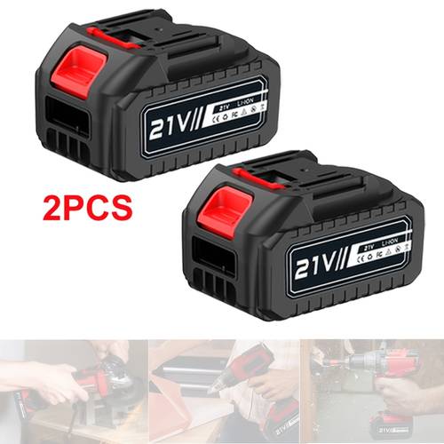 imagen del artículo Batería de de litio de 21V compatible con taladros, motoserras y desbrozadoras Makita - Recambio recargable capacidad para herramientas eléctricas inalámbricas, batería de plástico para taladros de la serie Makita, equipos de exterior y herramientas de jardín