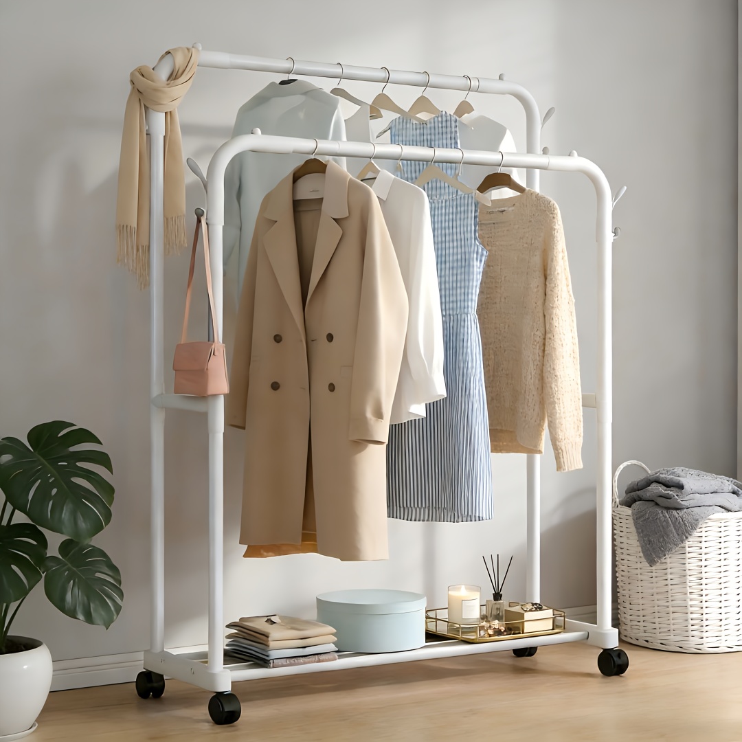 metal double pole hangers finishing hangers heavy duty