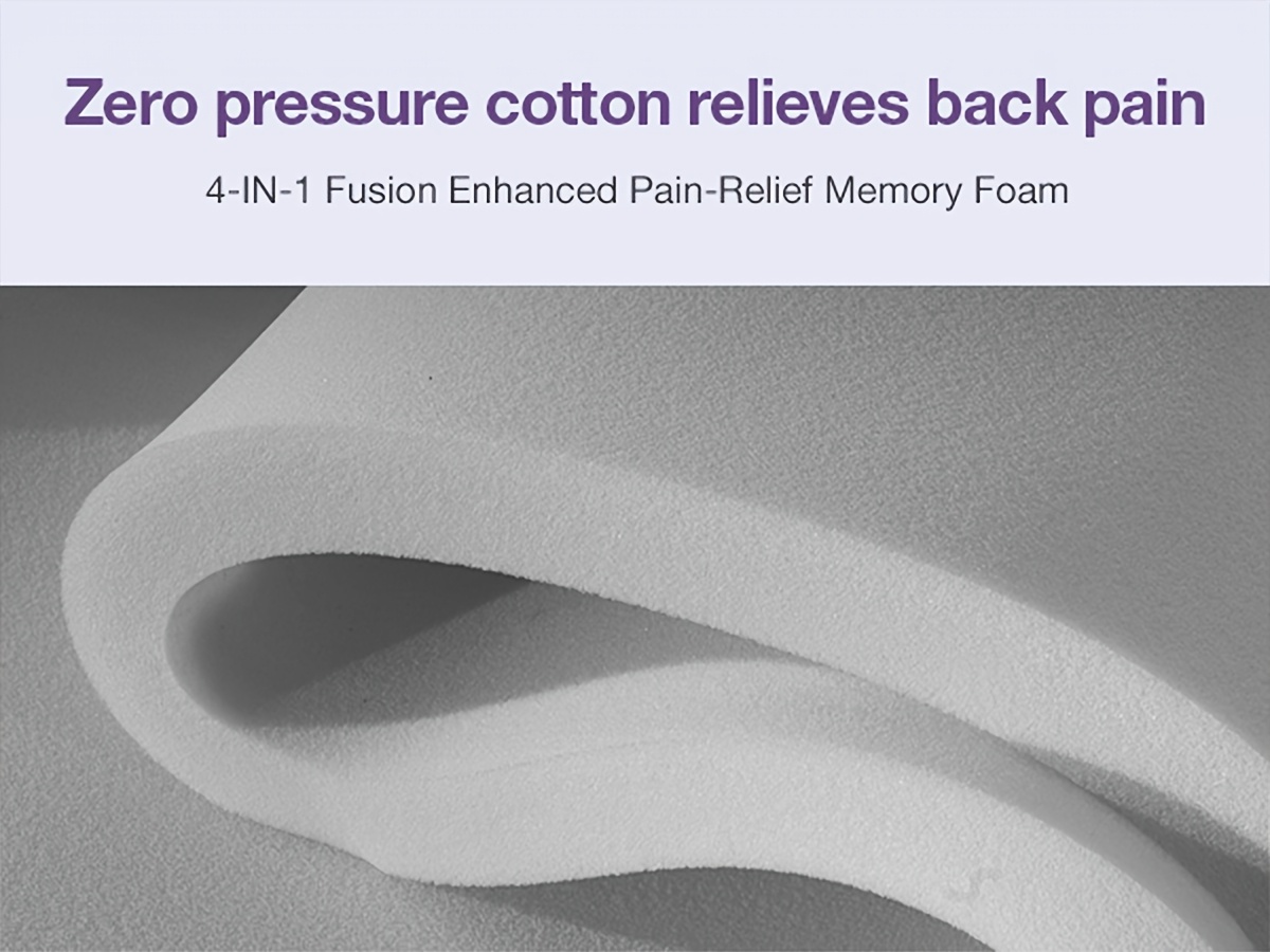 [Hybrid Mattress] 12 Inch Mattress, Memory Foam And Pocketed Coils Hybrid Mattress With Pressure Relief, Motion Isolation, Edge Support, Plush Feel, Mattresses In A Box
