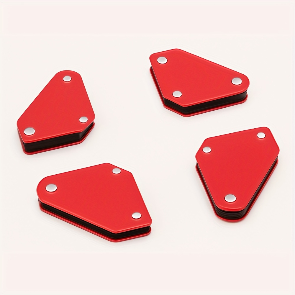 TEMU 4pcs Welded Magnetic Bracket, 45/90/135°, Mini Welding Aid, Safety Welding Tool Additions, Professional Welding Tools
