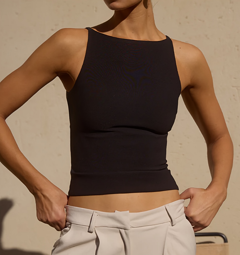 Women'S White Off-Shoulder Knit Tank Top - Casual, Short Sleeve, Strapless, Spring/Summer/Fall Fashion, Sleeveless Top|Casual Style|Knit Construction