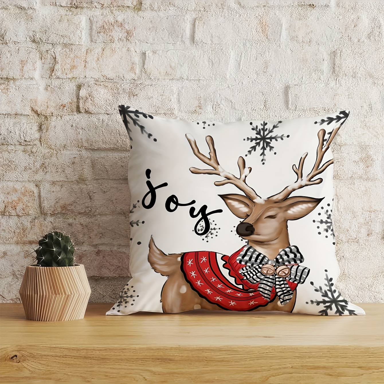 christmas throw pillow covers set contemporary style Temu