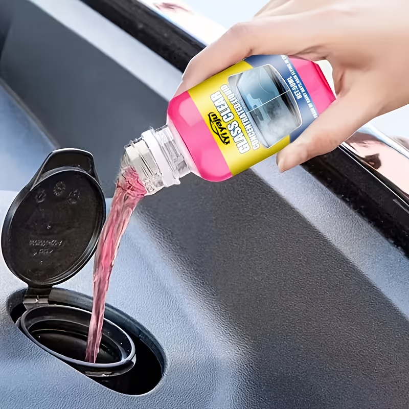 TEMU Concentrated Coating Waterproof Windshield Wiper Fluid, Ensures Smoothness, Rainproof, , And Stripe-free, Rapidly Restores Glass