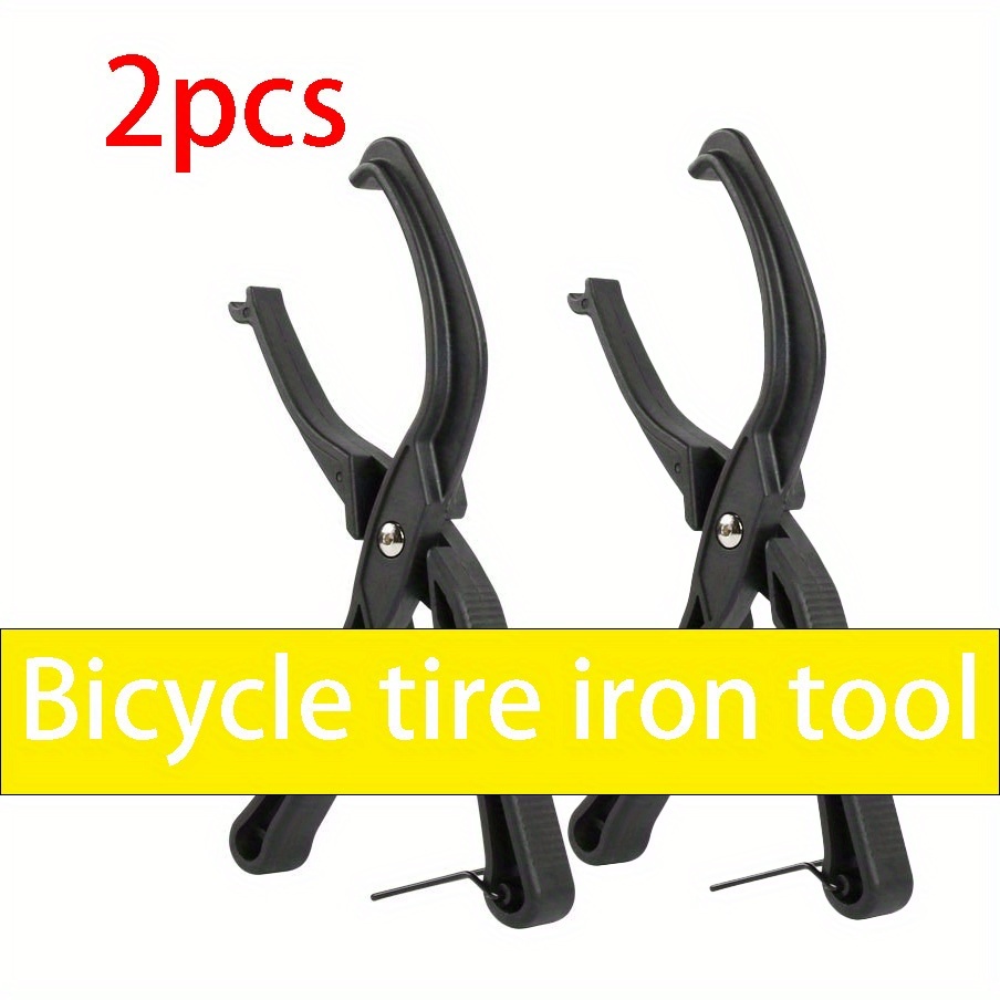 Image of 2pcs Mountain Bike Professional Tire Levers, Wheel Rim Tire Installers, Bicycle Tire Removers And Repair Tools