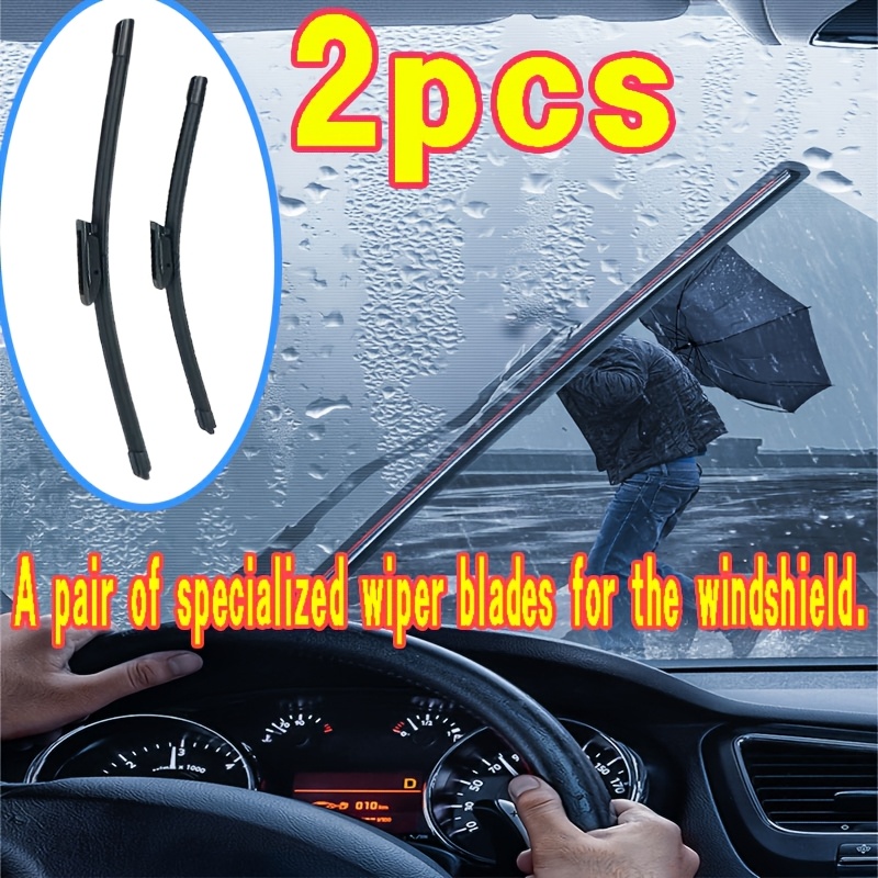 TEMU A Pair Of Front Windshield Wiper Blades Suitable For Renault Models Such As Megane, , , , And Symbol.