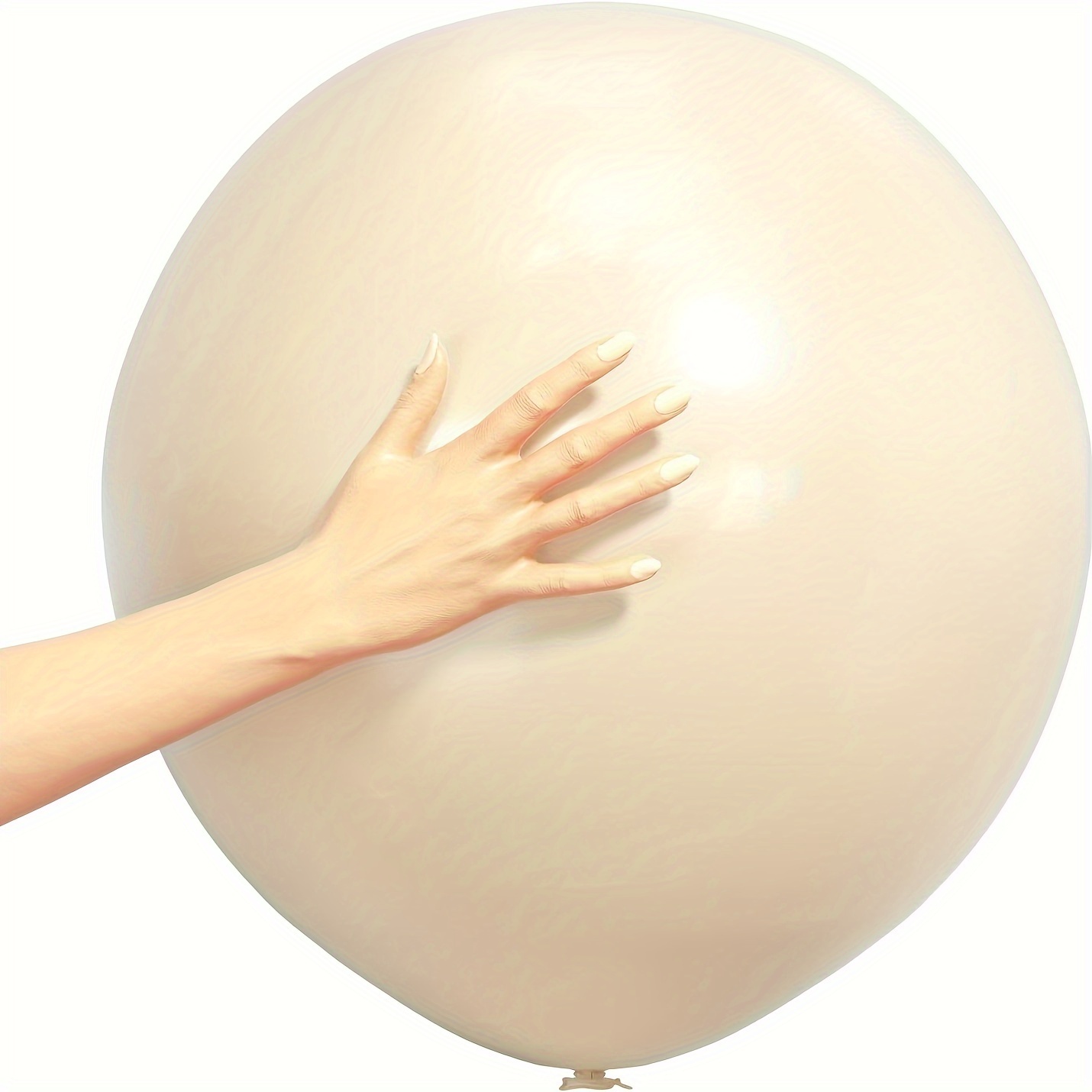 

White Sand Balloons Party Balloons 18 Inch 12pcs Cream White Latex Balloons For Wedding Happy Birthday Party Decorations