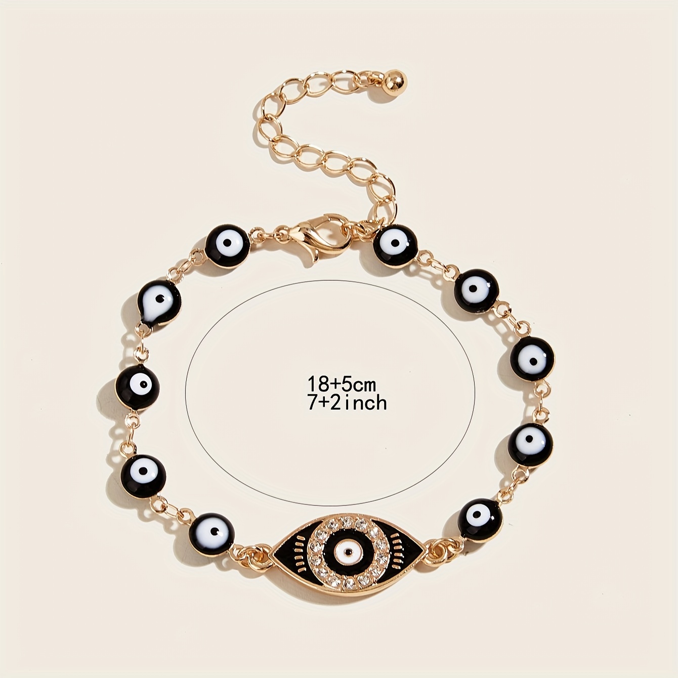 Festive Evil Eye Bracelet for Everyday & Holidays