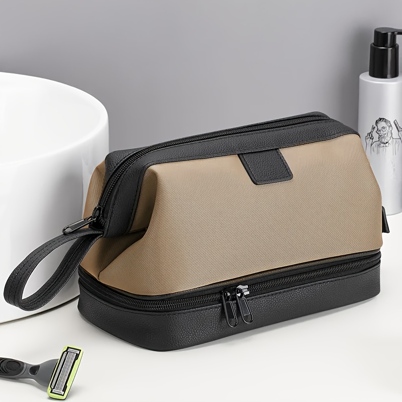 High-end Travel Toiletry Bags For Business Gifts, Featuring A Spacious Layered Design That Makes Storage Extremely Convenient