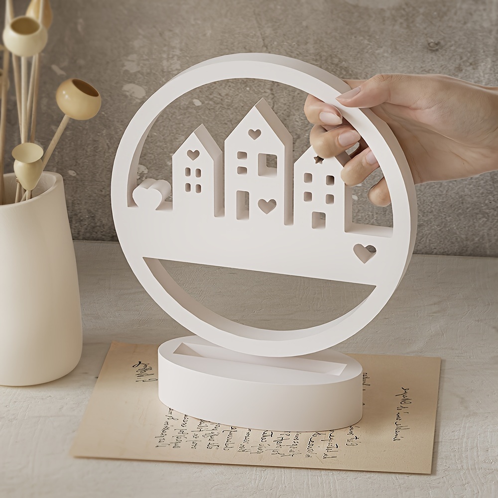 

Diy Castle & Cottage Silicone Mold For Resin And Gypsum Crafts - Perfect For Jewelry Making, Home Decor, And Party Favors