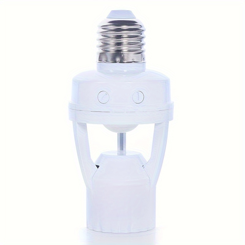 

1pc E27 Motion Sensor Light Switch With 100-240v Motion Detector, E27 Base - For Smart Light Control Bulb Socket Adapter