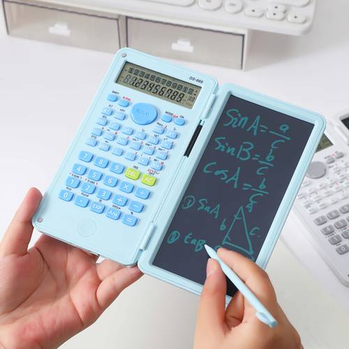 calculator cu afișaj tip , cu scris de mână, baterie tip pastilă încorporată și stylus, afișaj cu 12 cifre, ștergere singură tastă, calculator științific multifuncțional