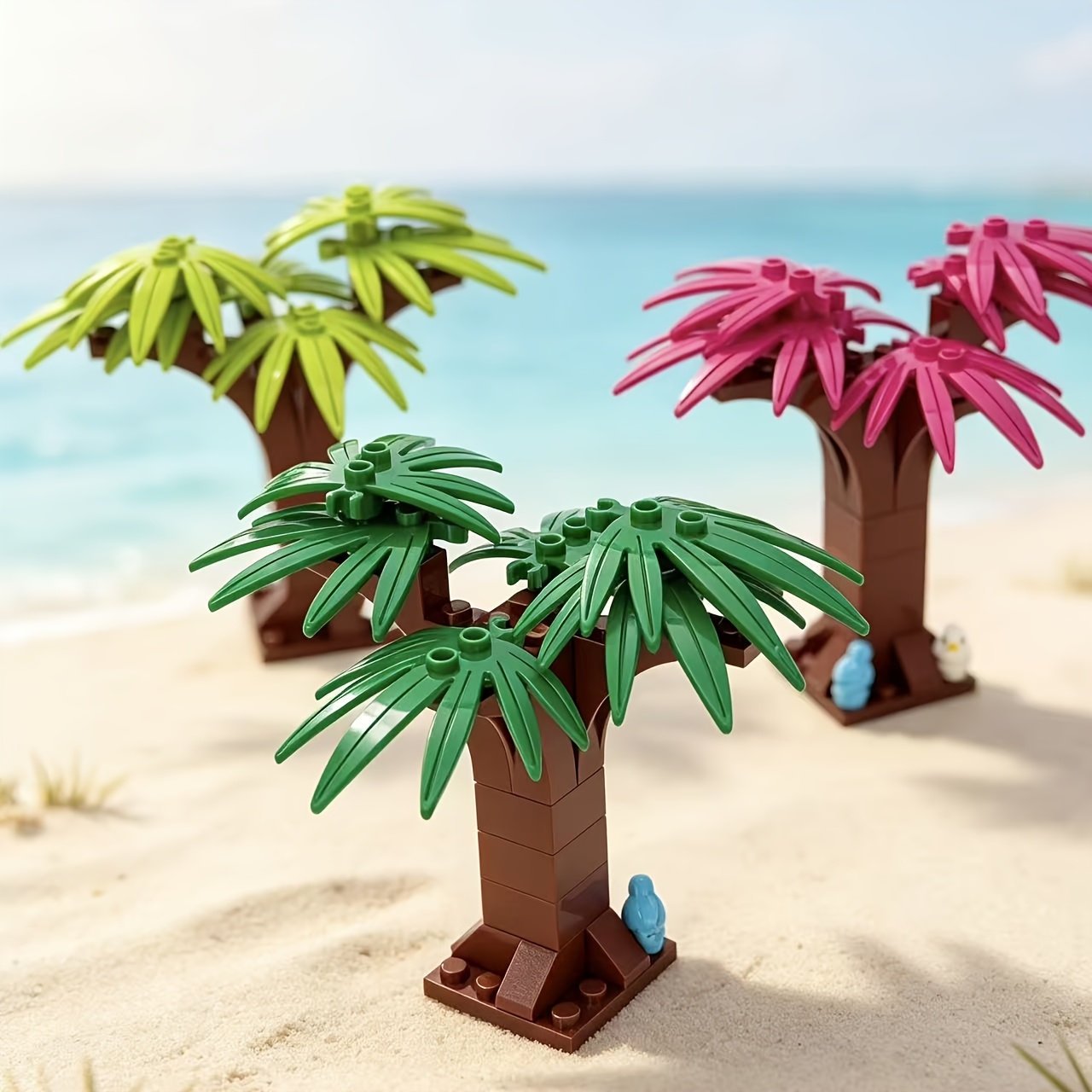 Small Particle Tropical Tree and Bird Accessory Pack