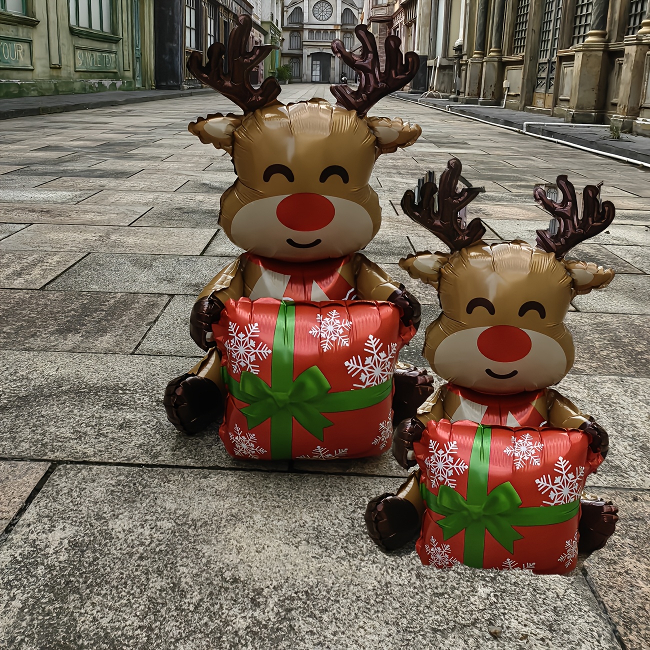2pcs, 29inch, Foil, Christmas Deer Balloons, Nice Christmas Presents, Christmas Event Decorations