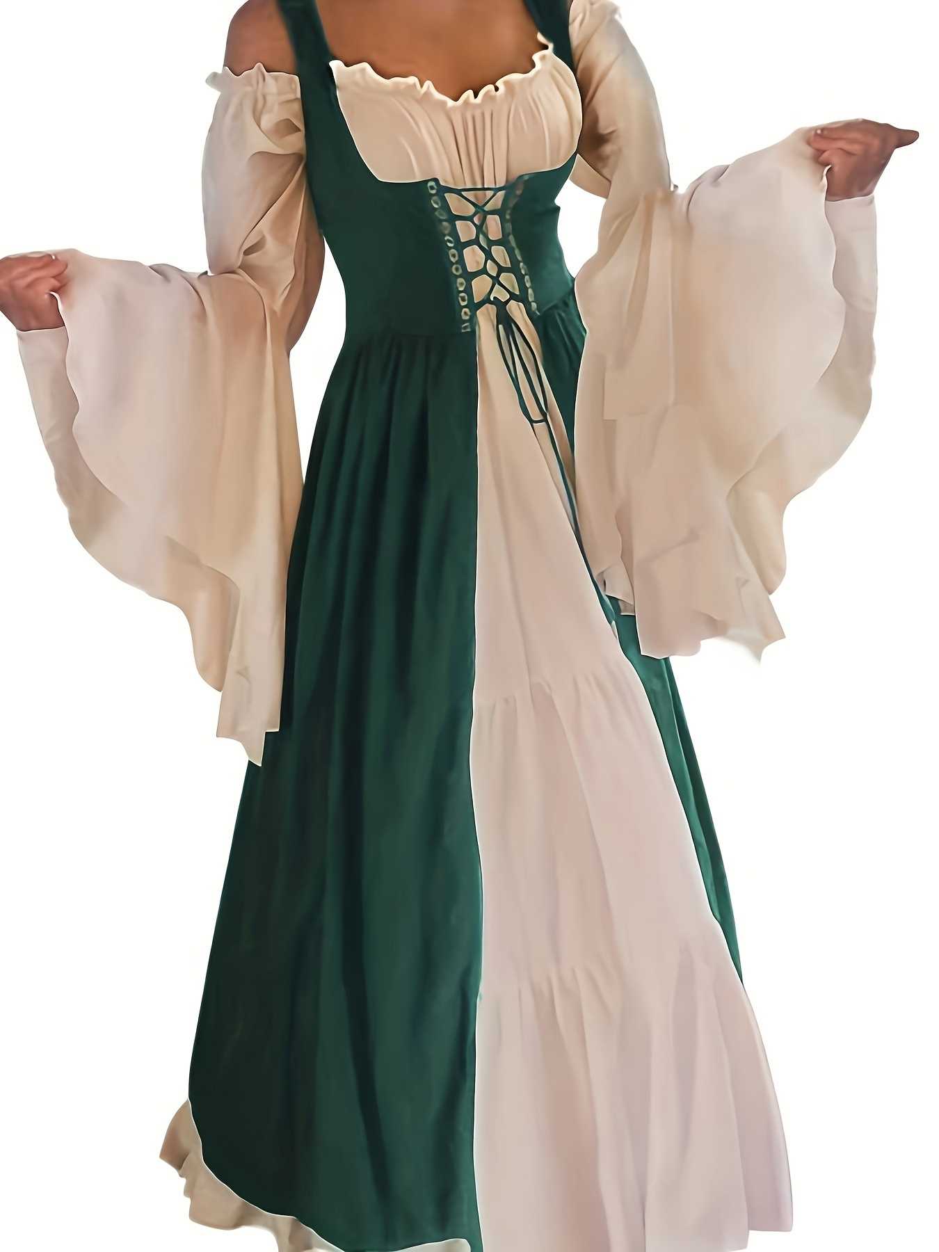 womens medieval renaissance costume role playing dress temu - Temu