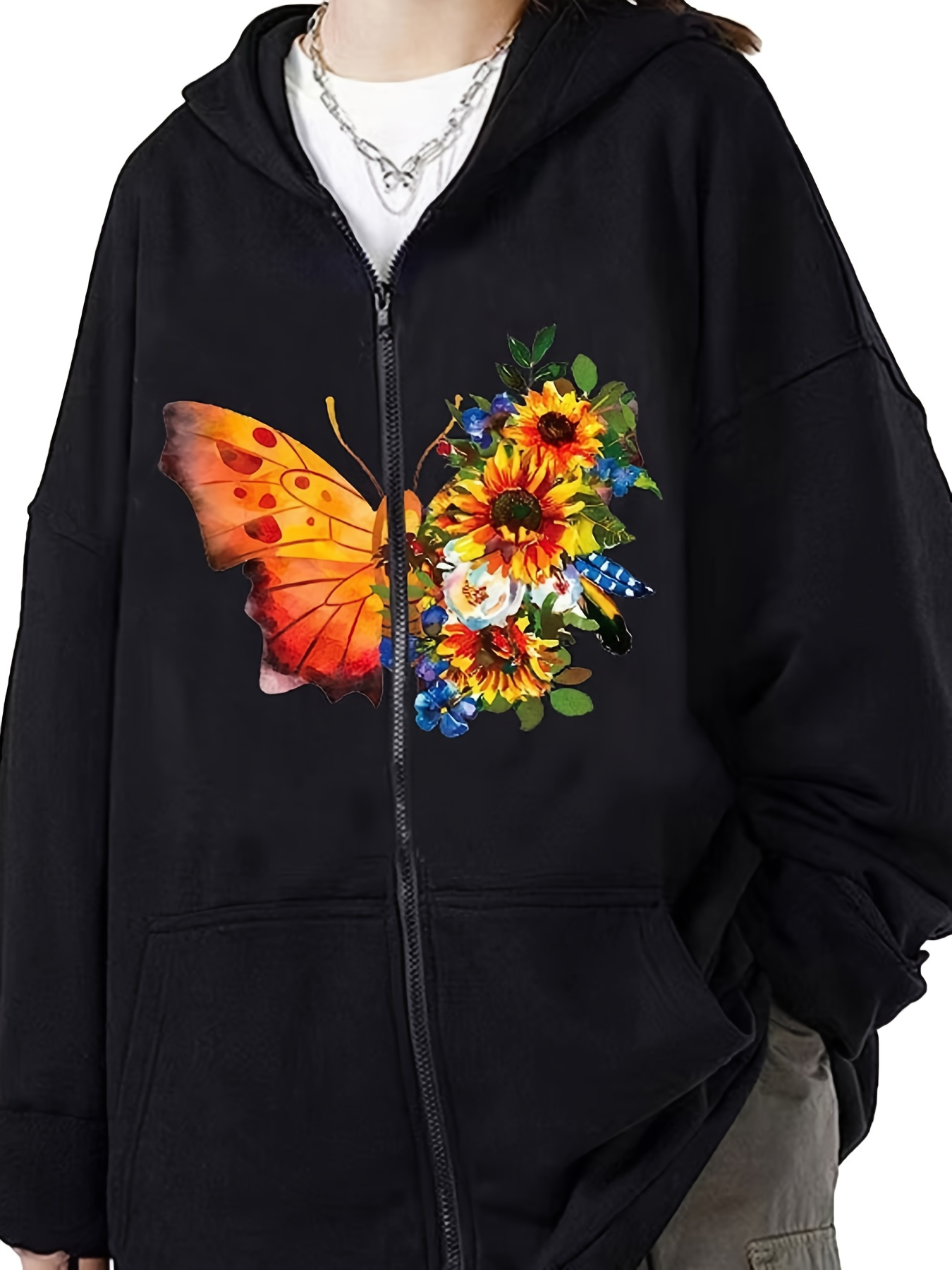 トップス Codegraphy BUTTERFLY WAVE LOGO HOOD トップス Codegraphy BUTTERFLY WAVE LOGO HOOD WOMAN