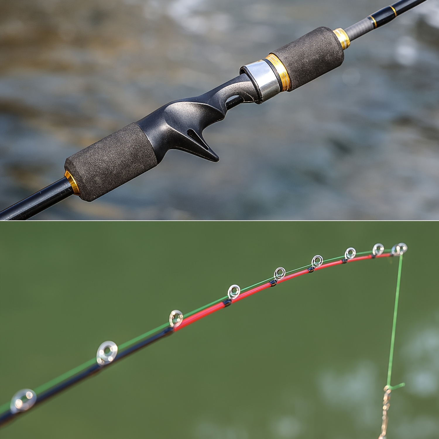 Sougayilang Slow Pitch Jigging Rod, Lightweight Solid Rod For Saltwater,  Outdoor Fishing Tackle