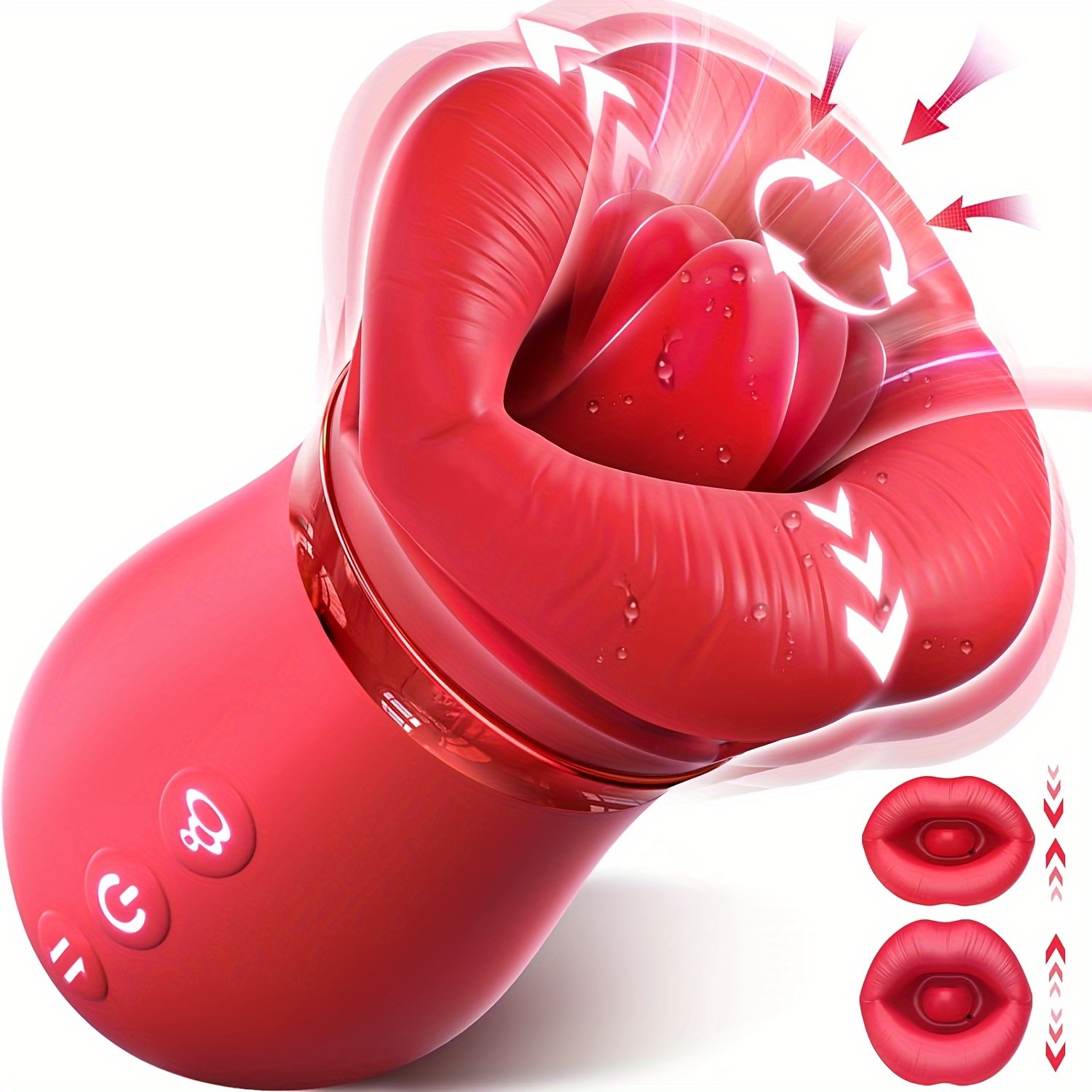 1pz giocattolo sessuale femminile a forma di     con 10 modalità di   & succhiamento, ricaricabile usb, stimolazione del   per coppie, prodotto per   sessuale|giocattolo    |pulsanti di   facili, giocattolo sessuale per coppie Dettagli dell'articolo 0