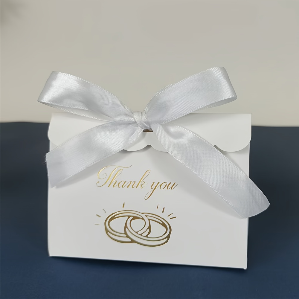 10pcs Creative Mini Thank You Gift Box Packaging