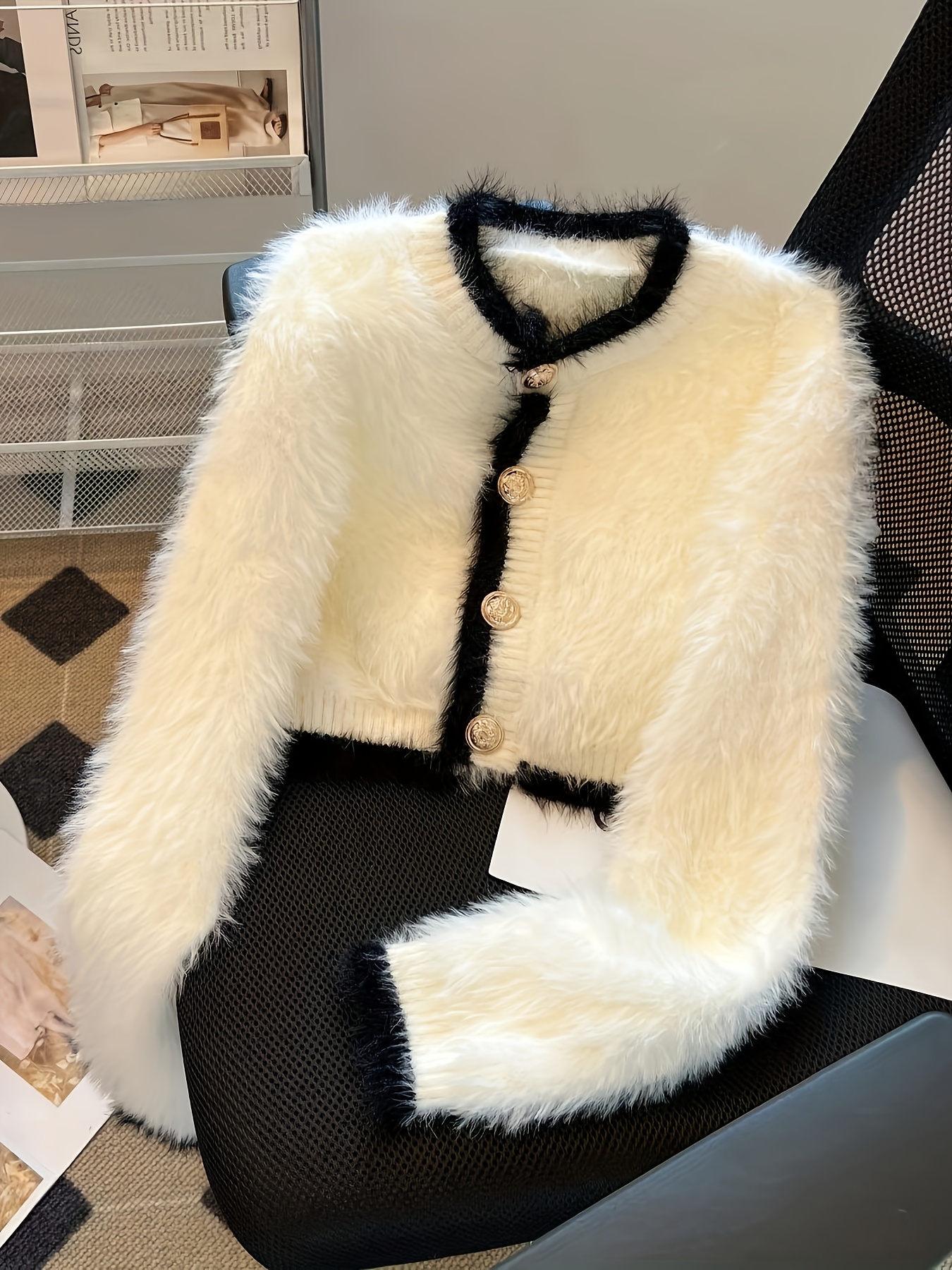 Fur Warm Sweaters Canada Women's Winter Plush Sweater Soft Fur