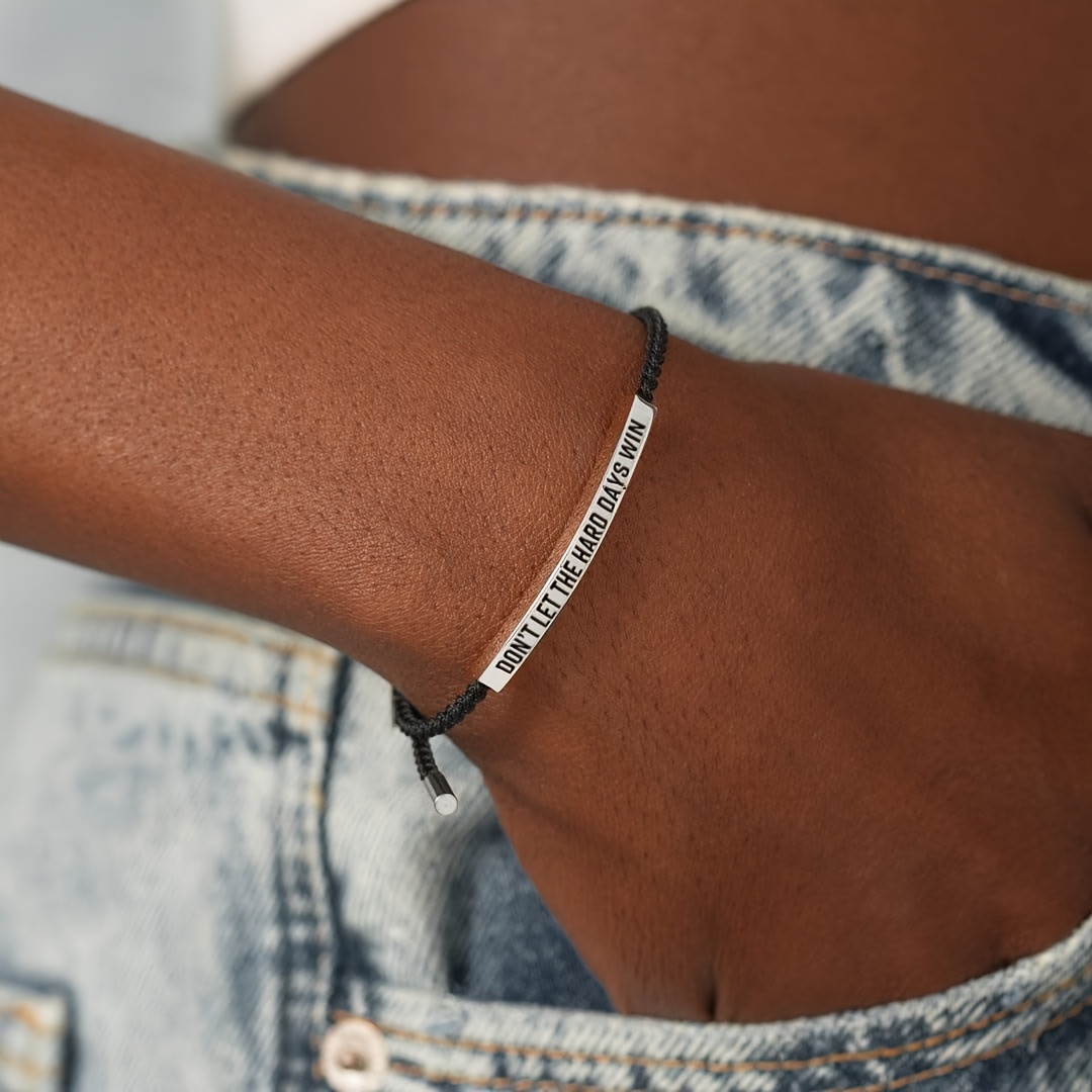 Inspirational Bracelets for Women & Men, Encouraging Gift