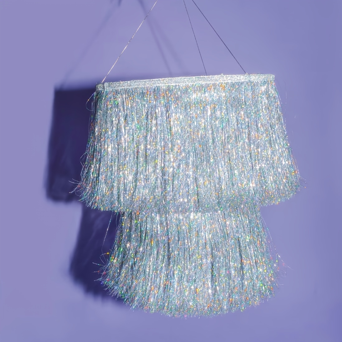 frangipani tinsel chandelier iridescent silvery foil bachelorette party decorations birthday photo booth supplier disco party decorations birthday graduation   shower bachelorette shower party decorations details 0