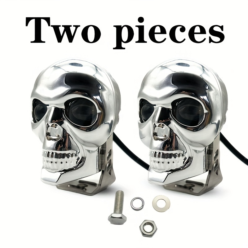 Silvery Bone Motorcycle Led Light Motorcycle Products Motorcycle Front Lighting Motor Vehicle With Night Driving Light