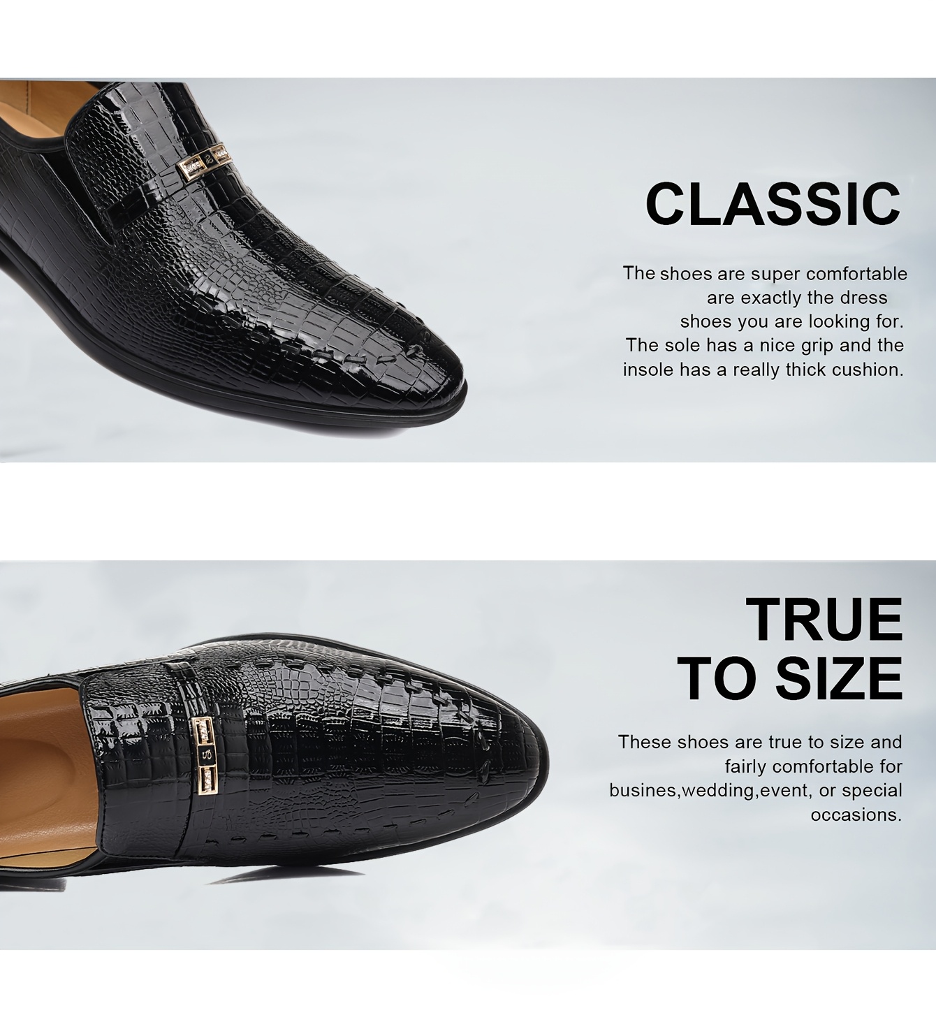 Men'S Crocodile Pattern Shoes, Low-Top Casual Shoes for Men, Embossed Shoes, Formal Shoes for Men, Soft And Comfortable, Suitable for Office, Home, And Gatherings