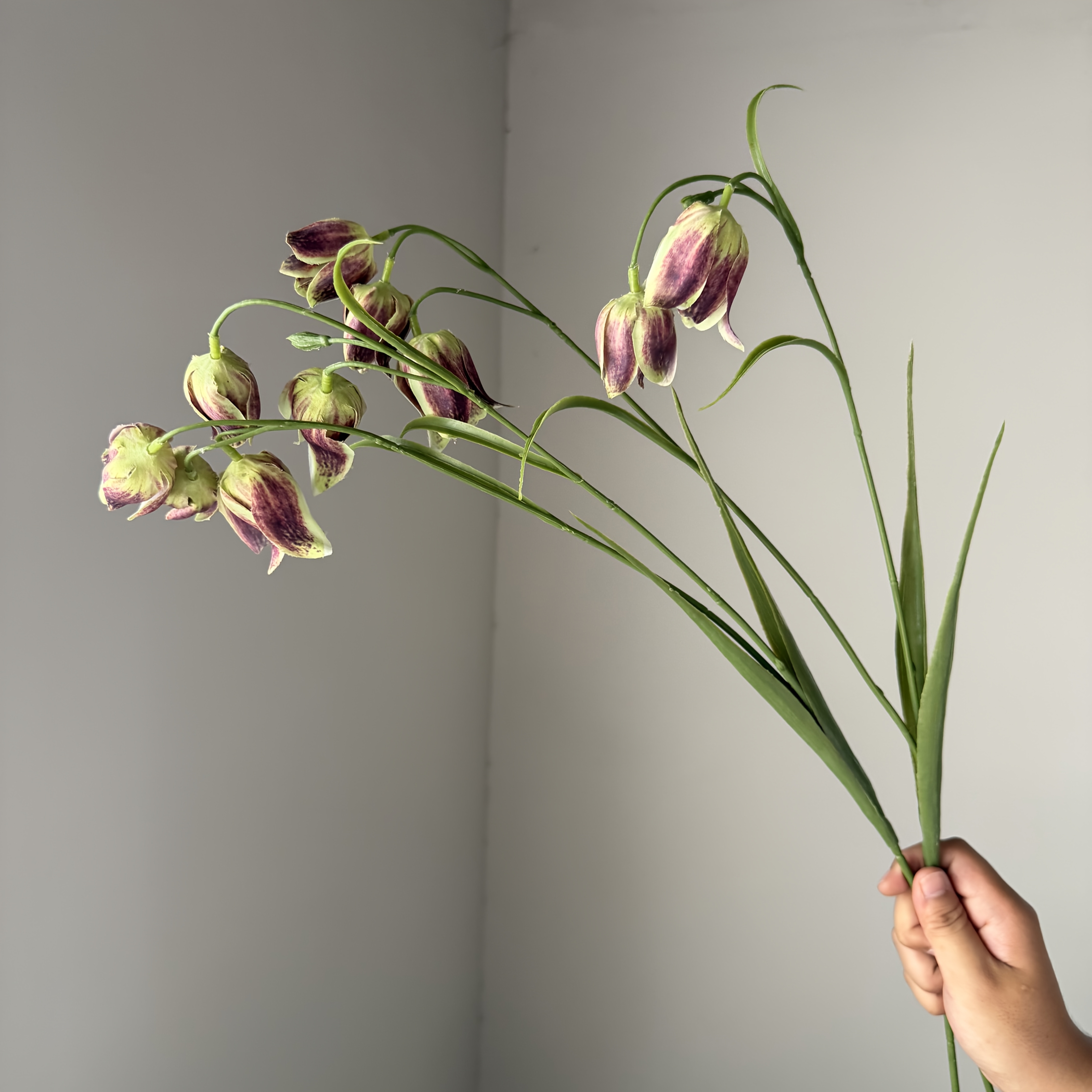 TEMU 2 Bunches Of Multi-headed Mother-of-pearl Flowers With Leaves, Autumn Vintage Color. The Flower Heads Are Small And Exquisite. Suitable For Home