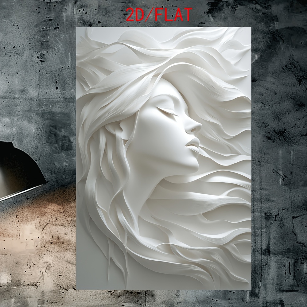 TEMU 2d Flat, [jit]2d Flat 1pc Frameless Canvas Paintings, Home Decoration Paintings, Oil Paintings, Wall Paintings, Art Prints, Frameless Posters,