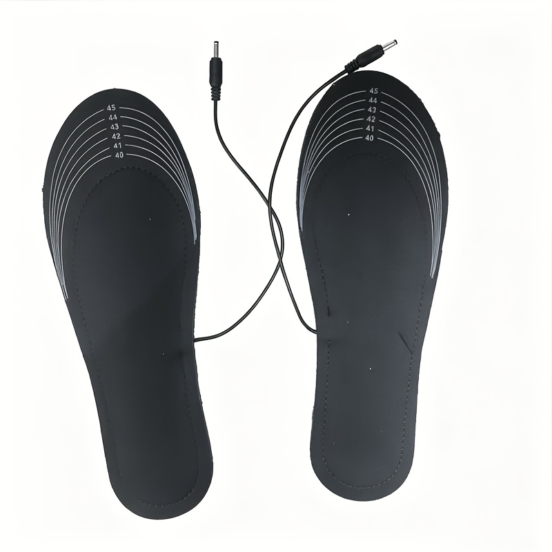 Image of Pair Of Cuttable Heated Shoe Insoles, Usb Foot Warmer, Usb-powered Electric Heating Foot Pads, Adjustable Heated Insoles For , Indoor & Outdoor Foot Warmer, Essential