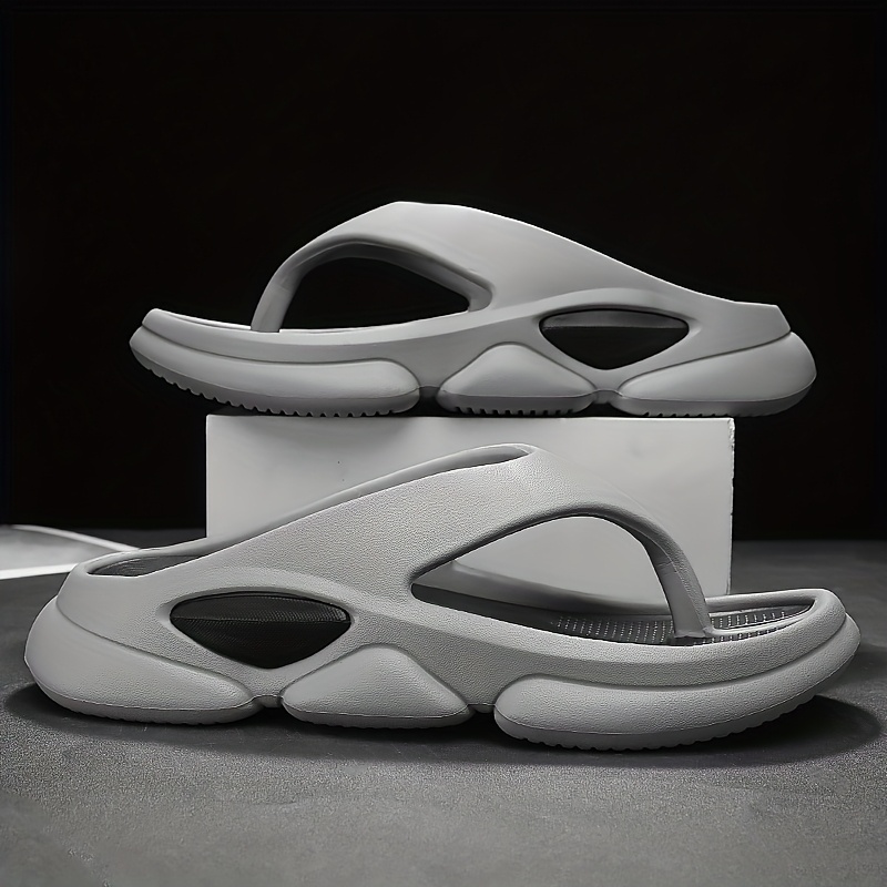 mens summer breathable cut out slide sandals     cover upper fabric inner sole round toe   home casual wear breathable sandals minimalist slippers synthetic cover sandal Product details 6