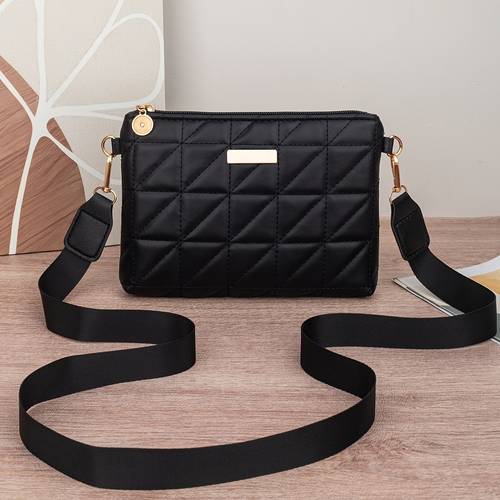 imagen del artículo bolso cruzado para mujer, bolso de de cinta de moda, neceser con cremallera para teléfono, para mujer, diseño triangular acolchado, para mujeres, , a clases, vacaciones, viajes, festivas, fiestas de boda, , desplazamientos, compras