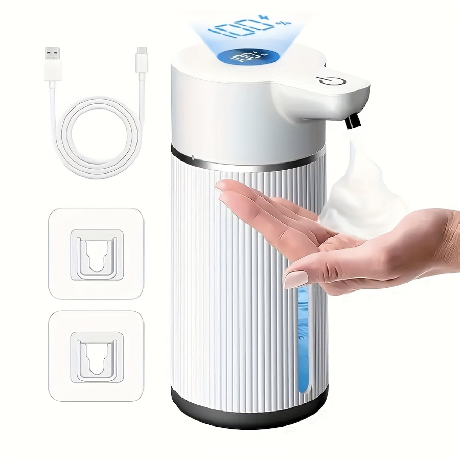 TEMU Automatic Hand Soap Dispenser (for Bathroom, Kitchen, Sink), Foam Hand Soap Dispenser, Dishwashing Liquid Dispenser, Automatic Dispenser,