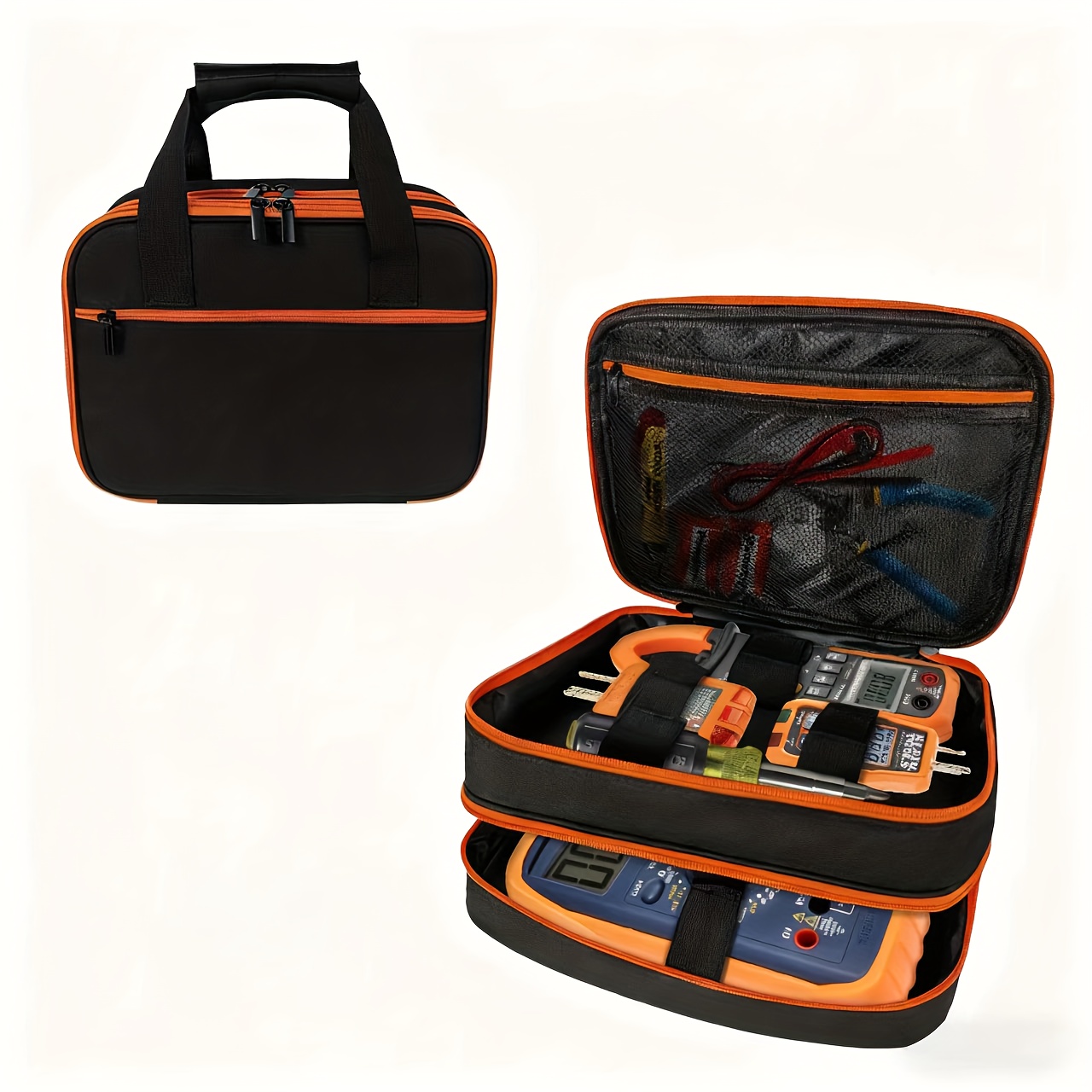 TEMU Pour Étui de transport compatible pour détecteur de disjoncteur de circuit AC ET310, de prise GFCI RT250 de test électrique - Organisateur de