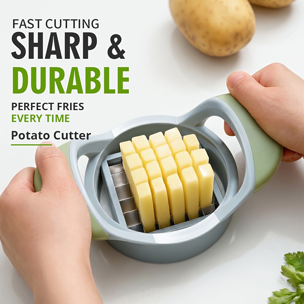 TEMU Multifunctional Kitchen Creative Vegetable And Fruit Cutter, Convenient Potato Julienne Tool, Fruit Dicing Tool, Carrot Slicer, Vegetable